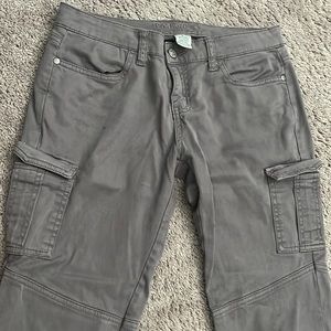 123456789 black denim stretch Y2K 1990 cargo jeans